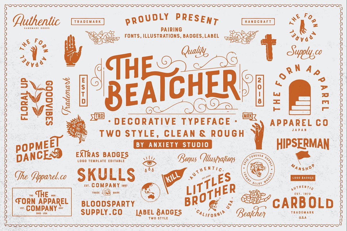 Example font The Beatcher #2